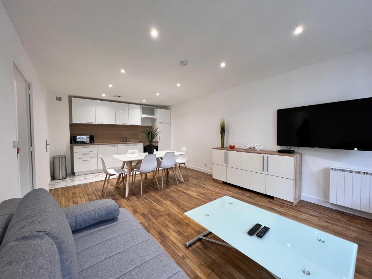 Sens - Appartement Proche Gare Et Centre Ville - Wifi Fibre - Check In Autonome - Bel Espace De Vie - Smart Tv Bagian luar foto